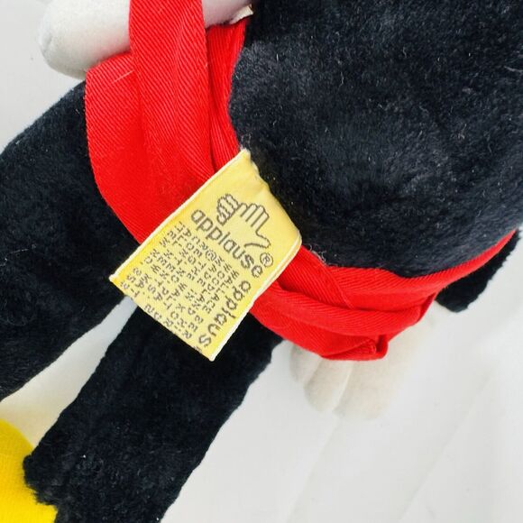 5 for $25| Applause Mickey Mouse Plush Bow Tie Red Overall 17" Stuffed Toy - Picture 9 of 14